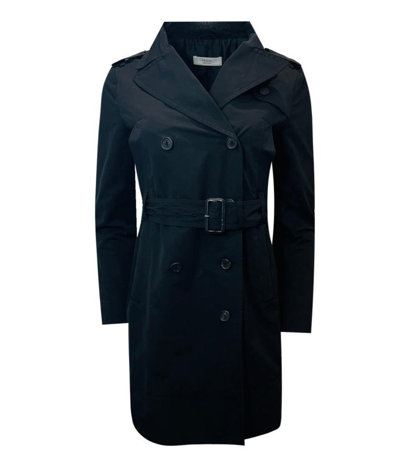 Prada Cotton Trench Coat. Size 38IT