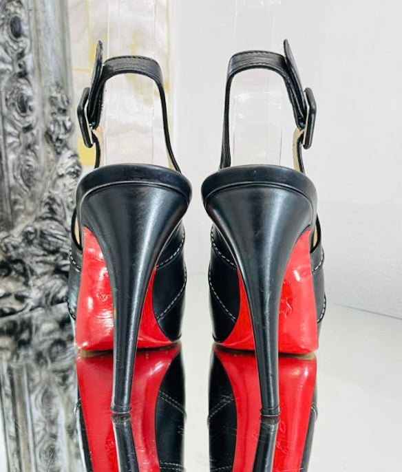 Christian Louboutin Leather Heels. Size 36.5