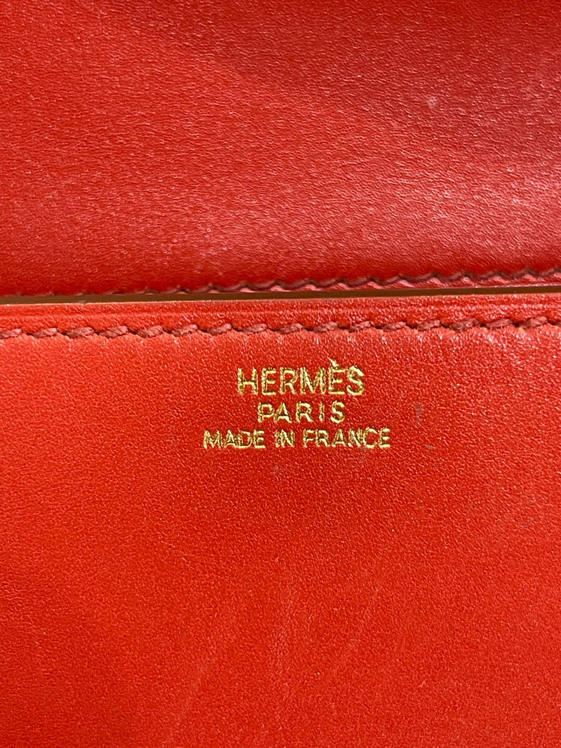 Hermes Leather Medor Clutch Bag