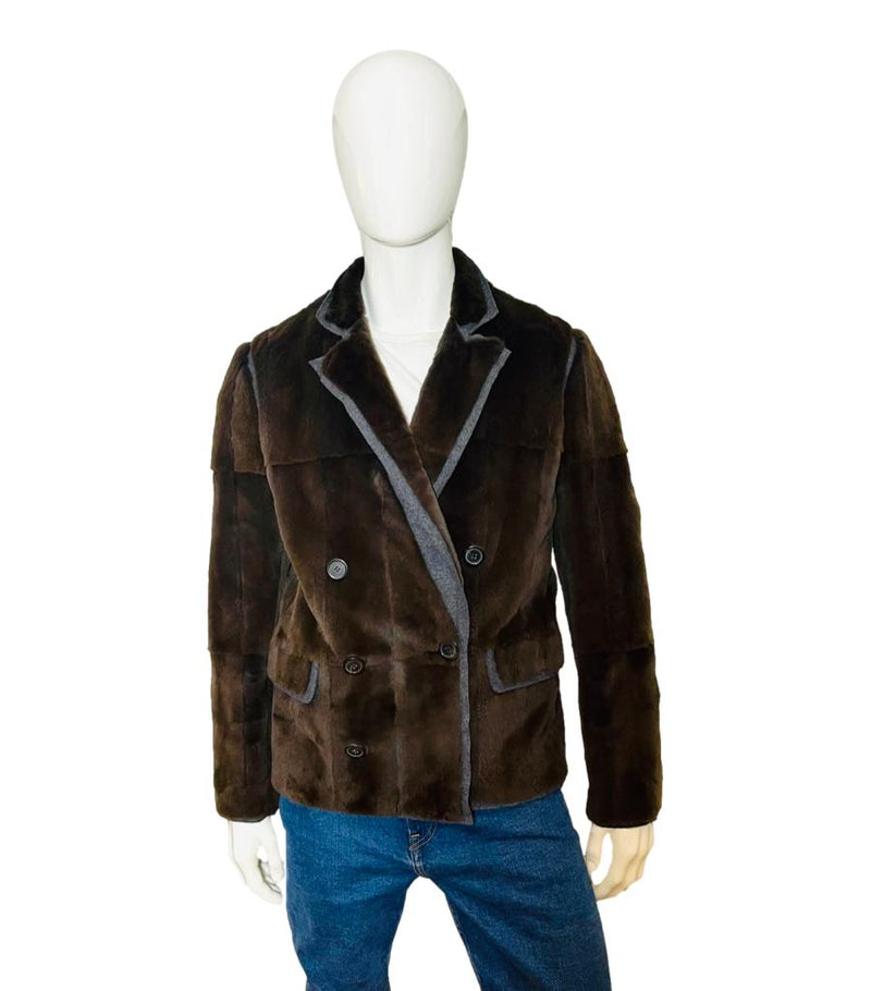 Lanvin Marten Fur Jacket. Size 50FR