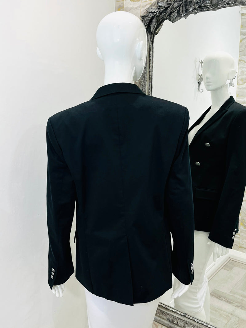 Balmain Cotton Blazer. Size 48IT