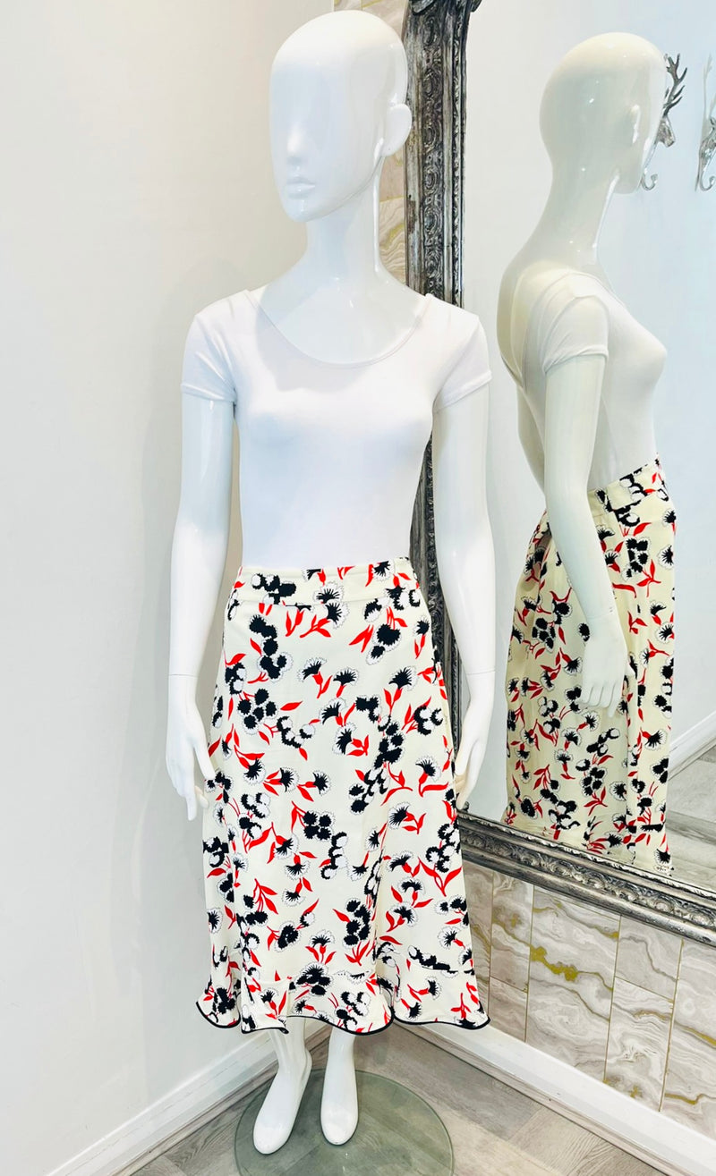 Marni Floral Print Skirt. Size 44IT