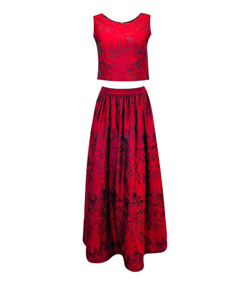 Alice + Olivia By Stacey Bendet Jacquard Skirt & Top. Size 4US