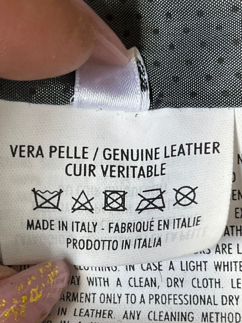 Yves Saint Laurent Leather Jacket. Size 56FR