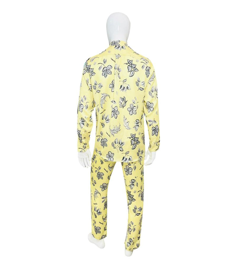 Nanushka Floral Matching Shirt & Trousers. Size S