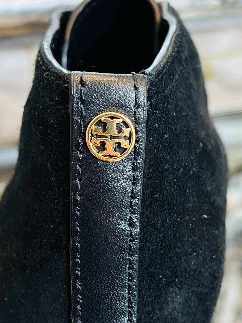 Tory Burch Suede Ankle Boots. Size 38.5