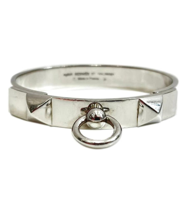 Hermes Collier De Chien Sterling Silver Bracelet/Bangle