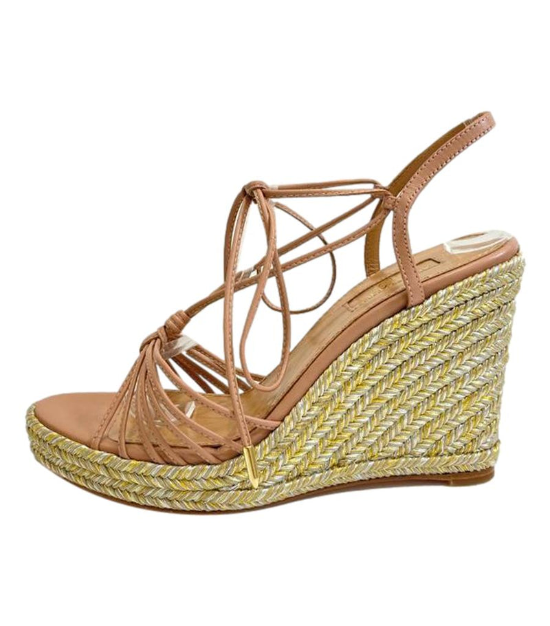 Aquazurra Leather Wedges. Size 37.5