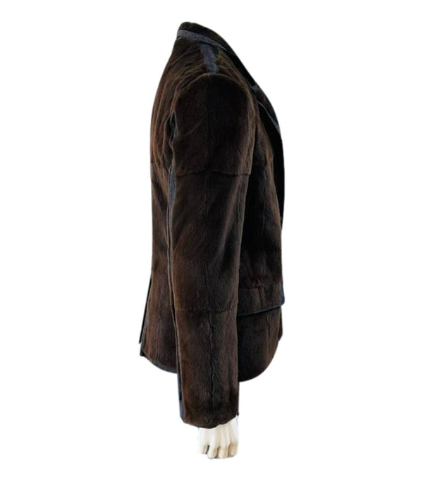 Lanvin Marten Fur Jacket. Size 50FR