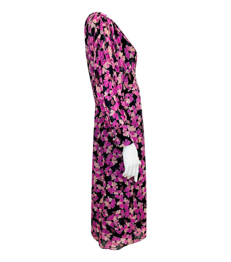 Kate Spade Floral Chiffon Dress. Size 2