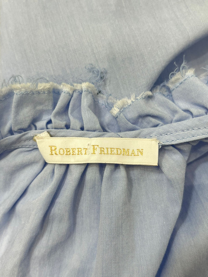 Robert Friedman Cotton Frill Top. Size M