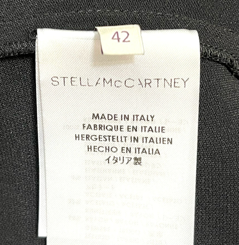 Stella McCartney Embroidered Peplum Top. Size 42IT
