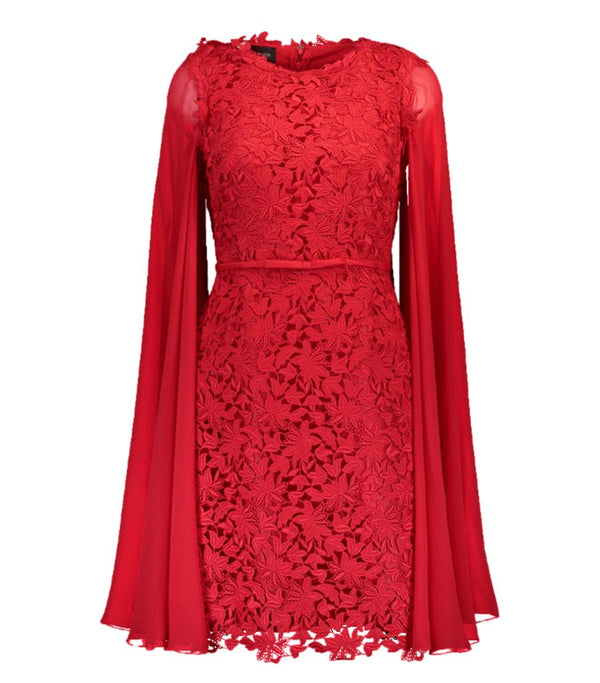 Giambattista Vali Guipure Lace Cape Dress. Size 42IT
