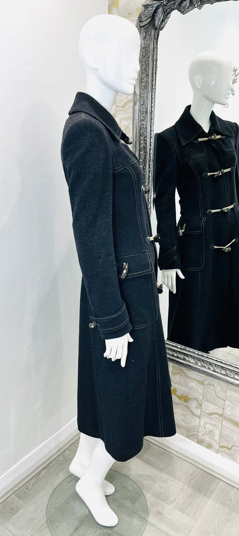 Dolce & Gabbana Wool Duffle Coat. Size 40IT