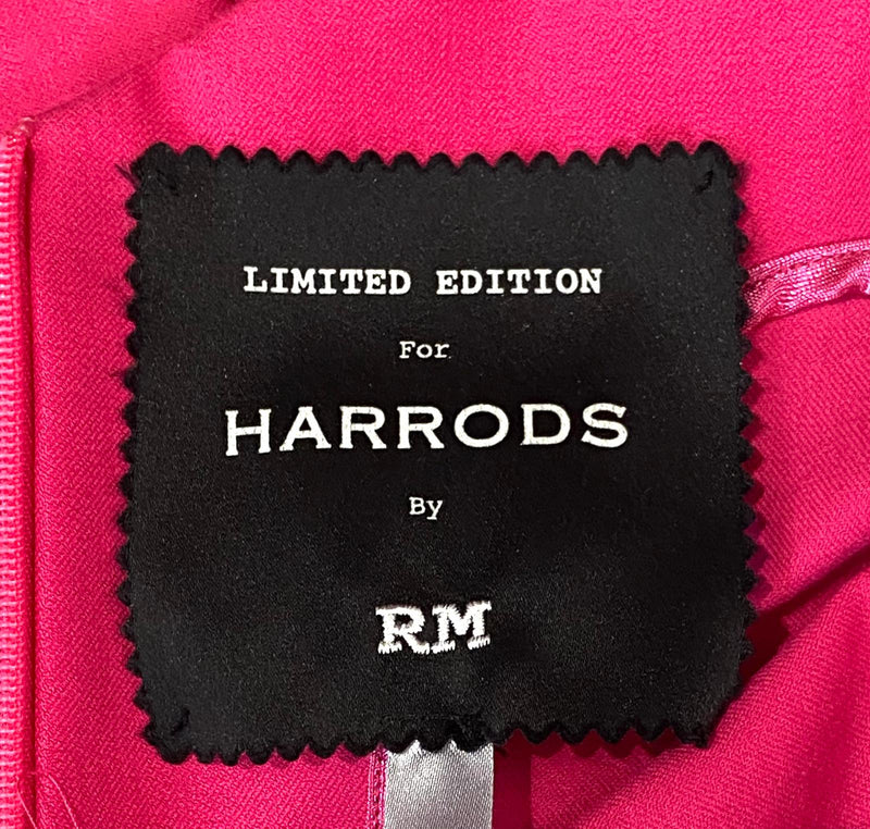 Roland Mouret Ltd Edition For Harrods Fluted Gown. Size 10UK