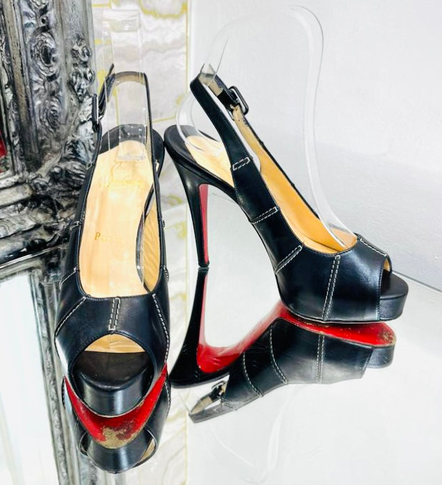 Christian Louboutin Leather Heels. Size 36.5