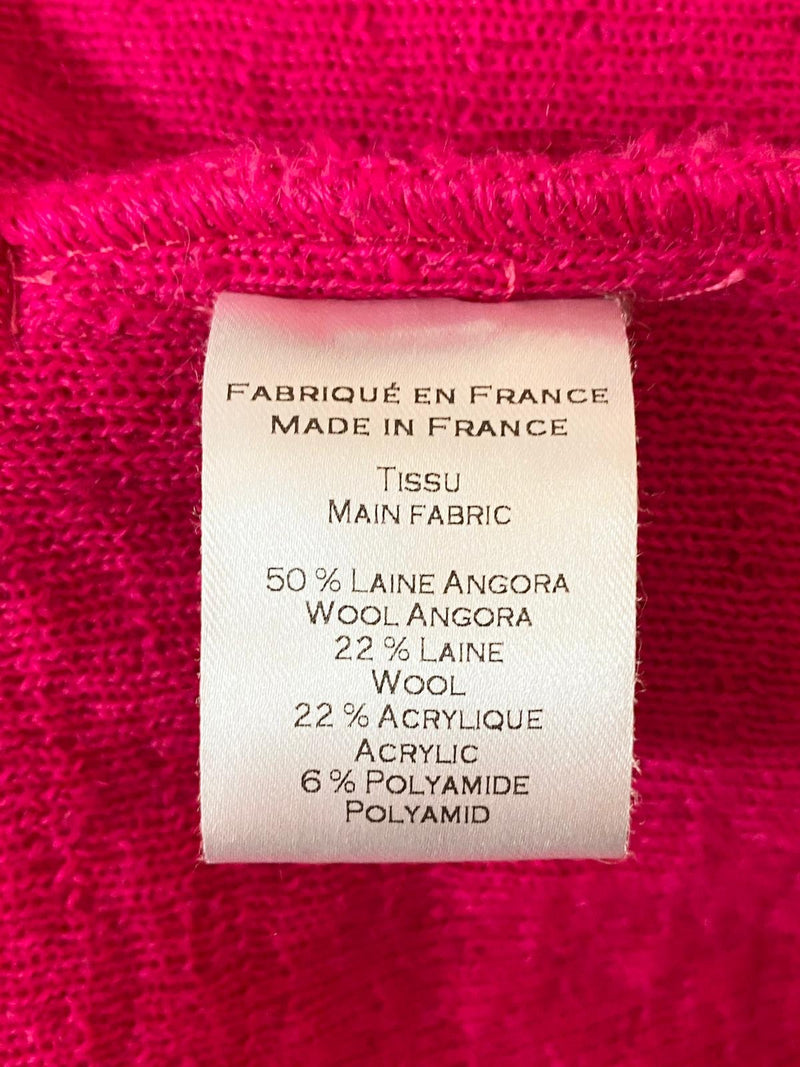 Balmain Angora Wool Jacket. Size 36IT