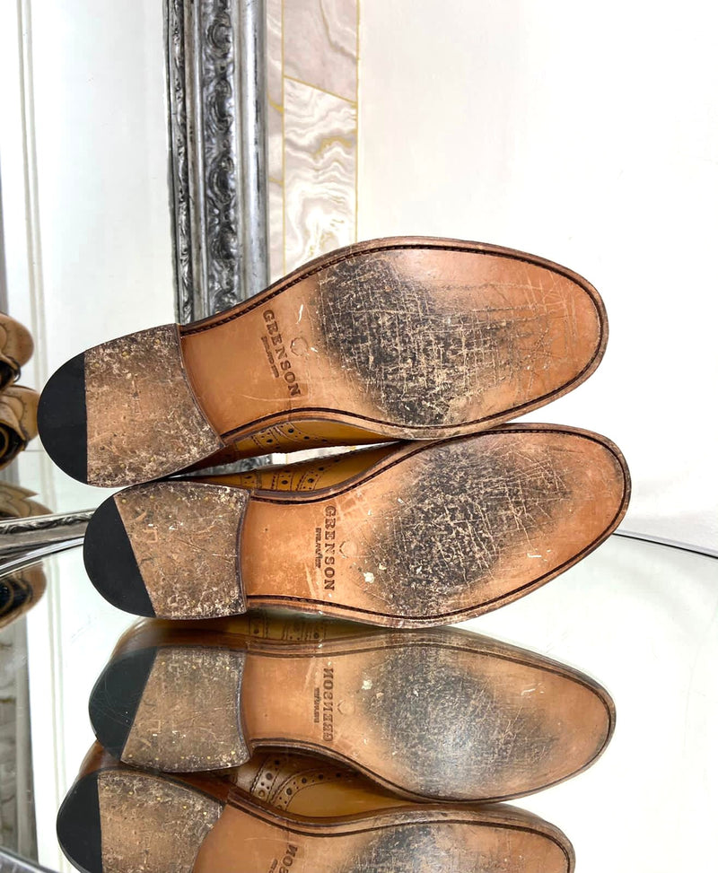 Grenson Leather Archie Brogues. Size 7F