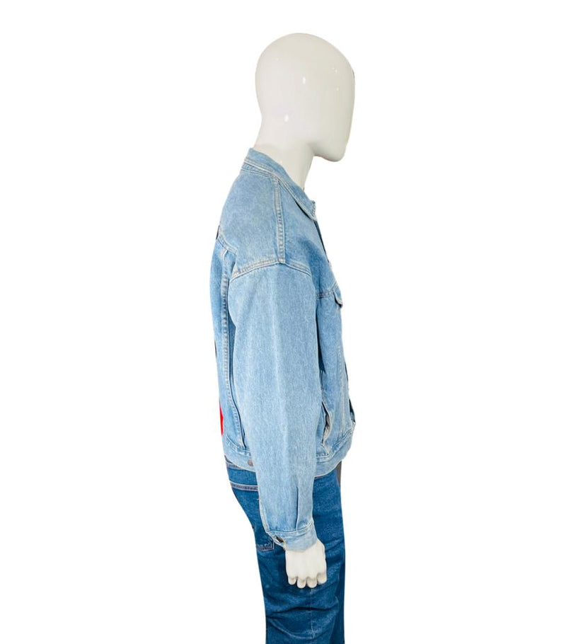 Levi's Vintage Acme Cartoon Embroidered Denim Jacket. Size M