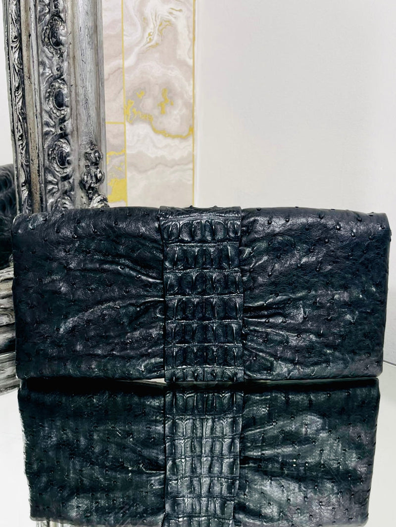 Viva La Moda Hand Made Exotic Skin Clutch Bag