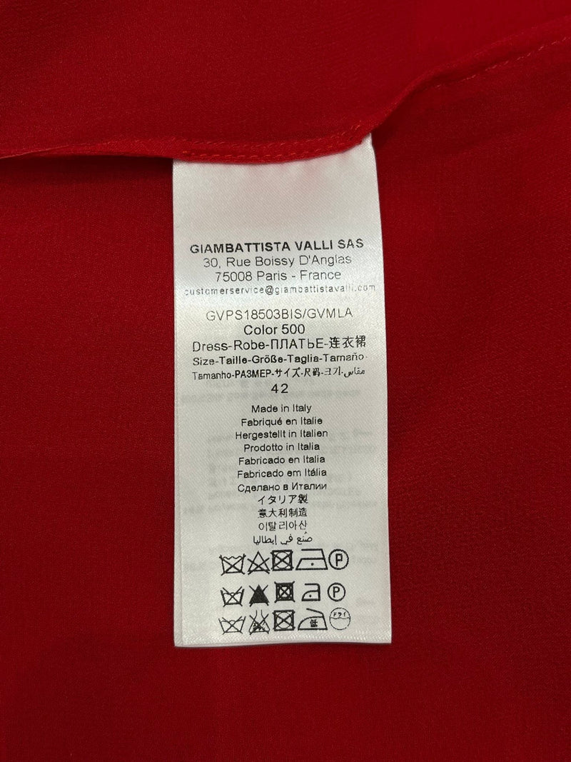 Giambattista Vali Guipure Lace Cape Dress. Size 42IT