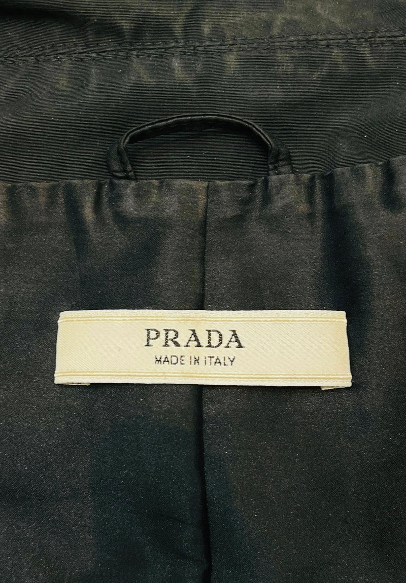 Prada Cotton Trench Coat. Size 38IT