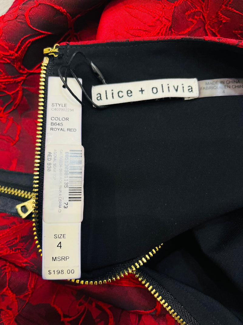 Alice + Olivia By Stacey Bendet Jacquard Skirt & Top. Size 4US