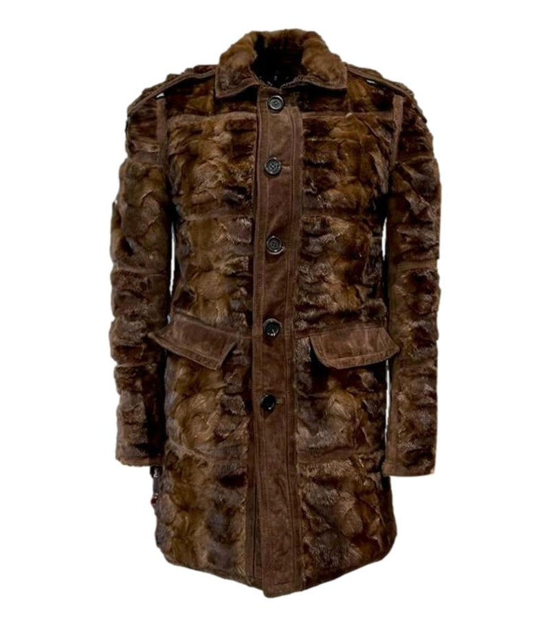 Burberry Prorsum Mink Fur Coat. Size 46