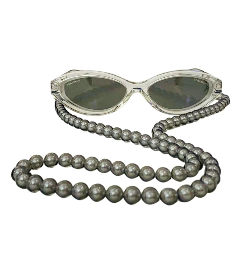 Chanel Lucite & Pearl Sunglasses