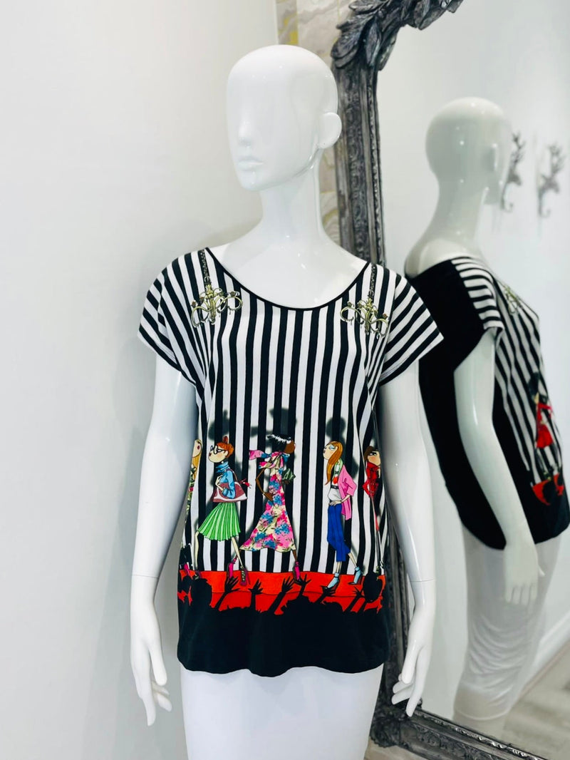 Moschino Cotton Top. Size 38IT