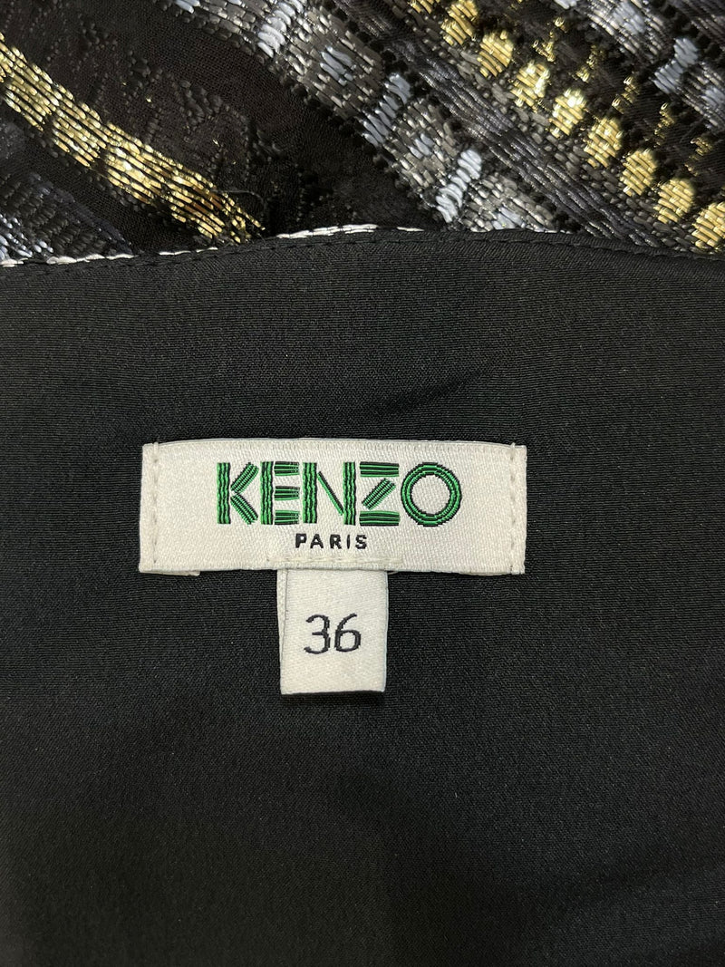 Kenzo Jacquard Mini Dress. Size 36FR