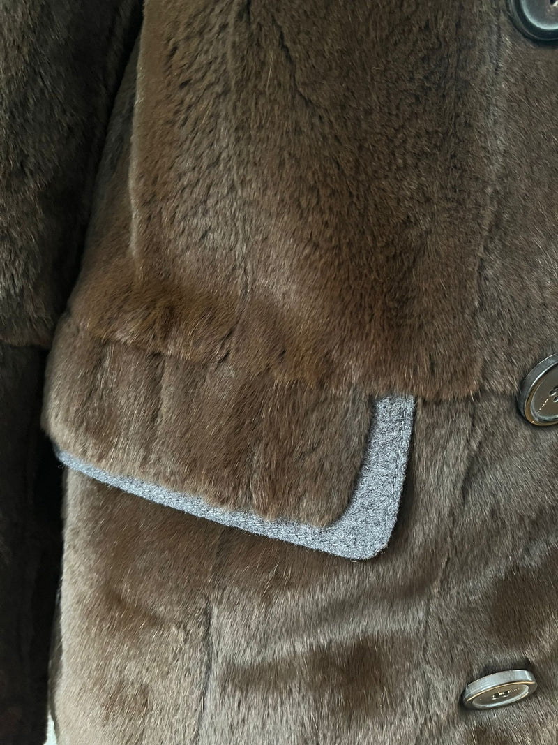 Lanvin Marten Fur Jacket. Size 50FR