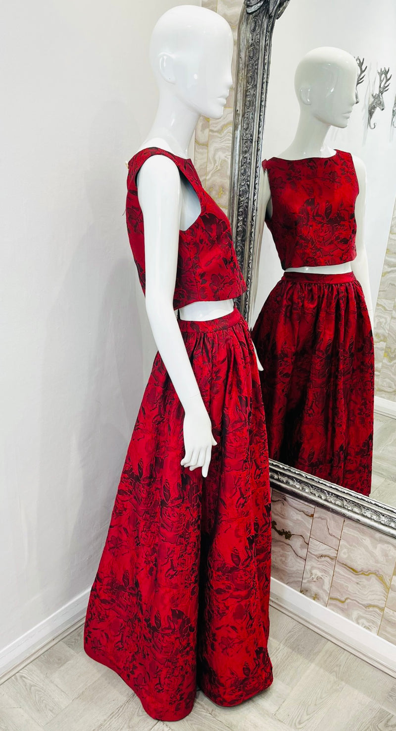 Alice + Olivia By Stacey Bendet Jacquard Skirt & Top. Size 4US