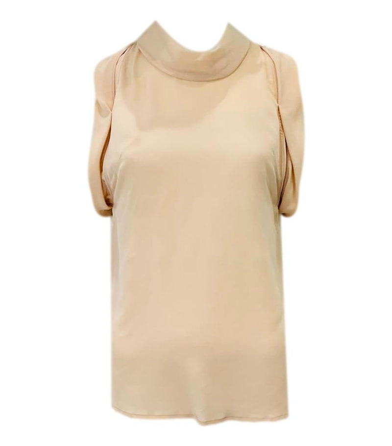 Stella McCartney Silk Fancy Back Top. Size 36IT