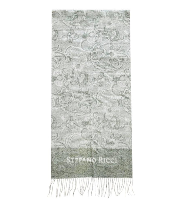 Stefano Ricci Logo Cashmere Fringed Scarf