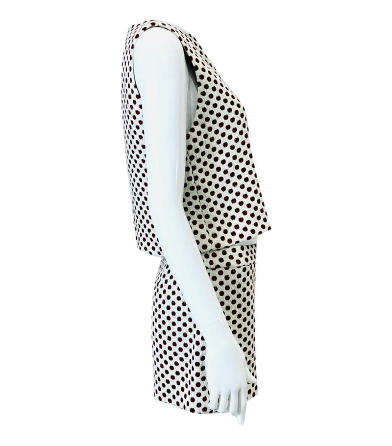 Alice and olivia polka dot best sale top