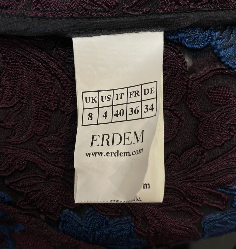 Erdem Floral Appliqué Dress. Size 8UK