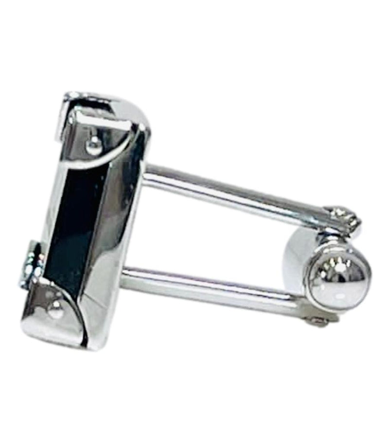 Louis Vuitton Sterling Silver Logo Cuff Links