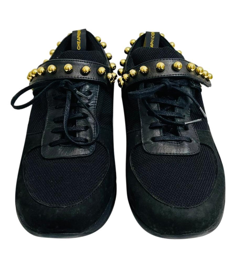 Mens studded clearance trainers