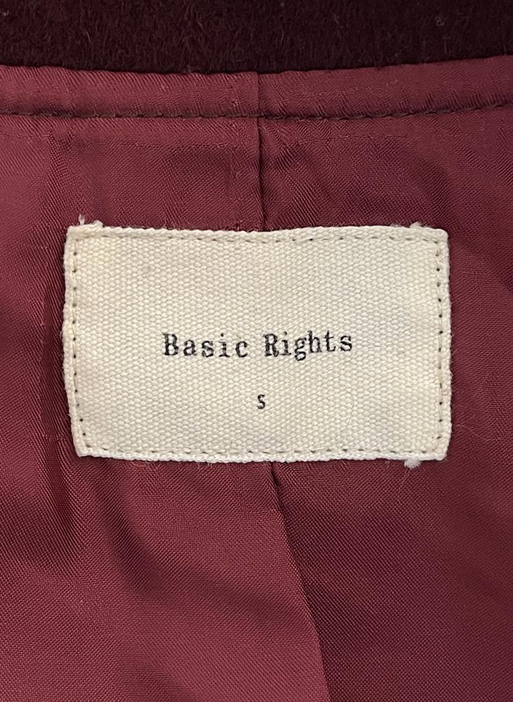 Basic Rights Wool Bomber Jacket. Size S