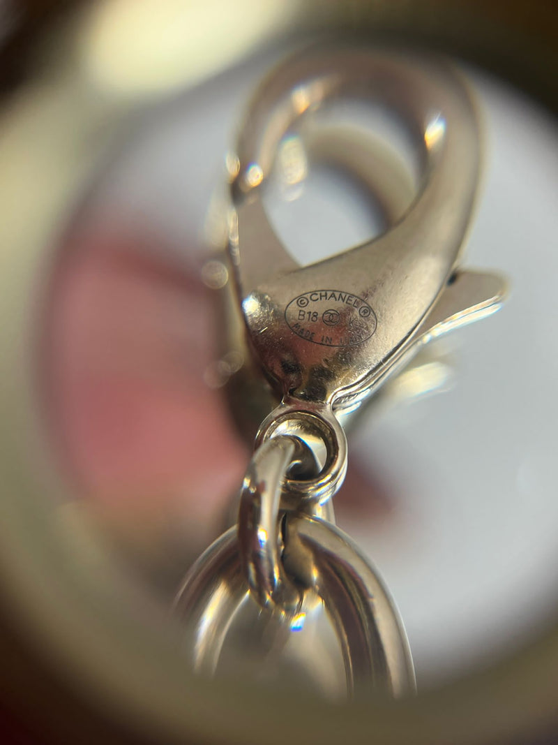 Chanel Strauss/Crystal Logo Choker Necklace