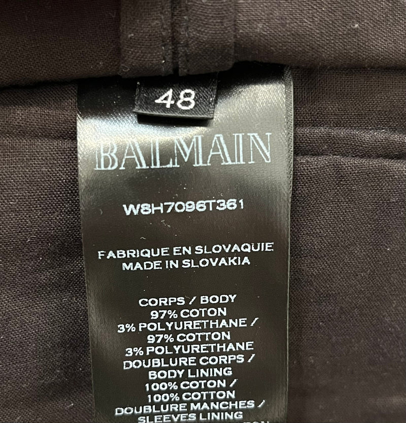 Balmain Cotton Blazer. Size 48IT