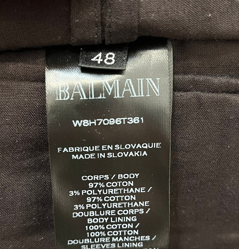 Balmain Cotton Blazer. Size 48IT