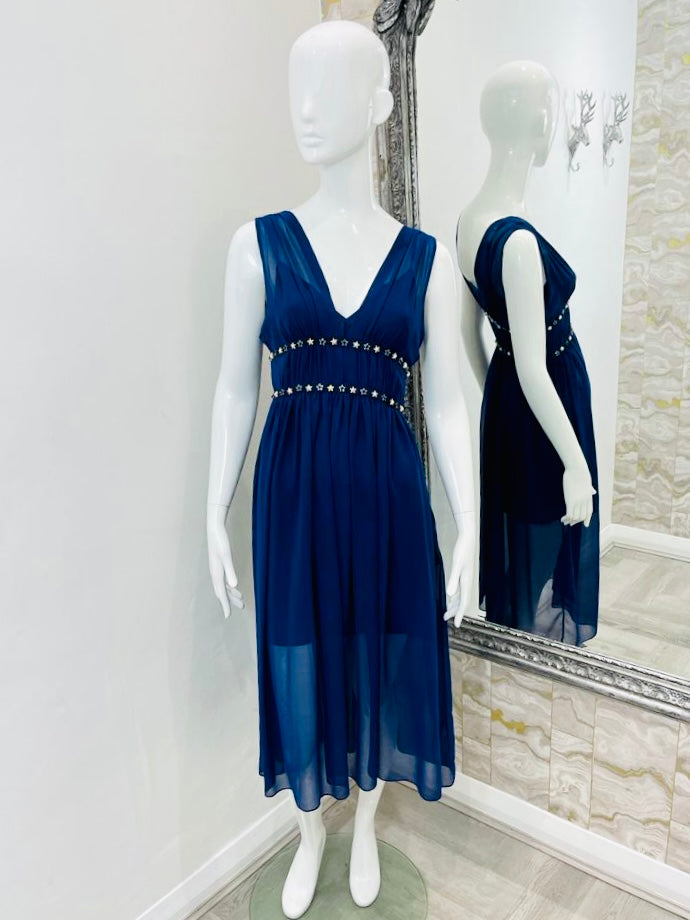 Sandro Dress With Star Embellishments Dress. Size 1