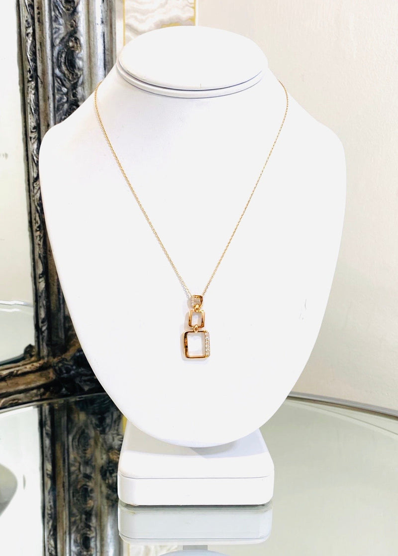 18k Rose Gold & Diamond Necklace