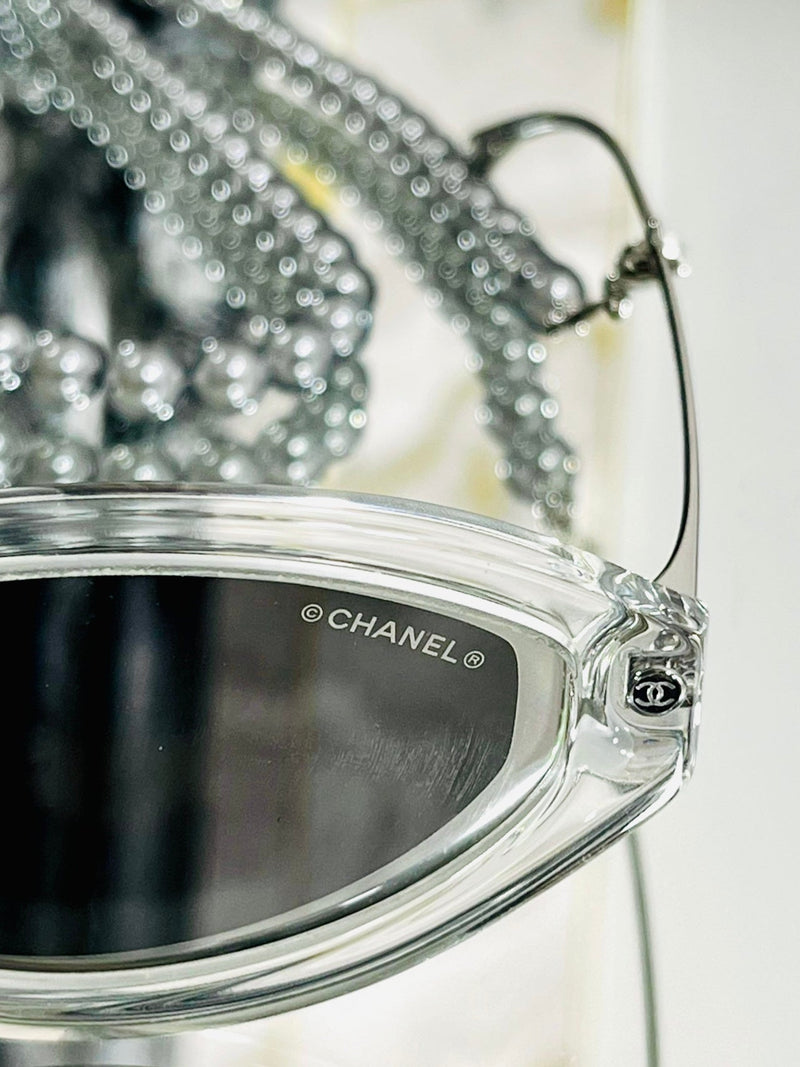 Chanel Lucite & Pearl Sunglasses