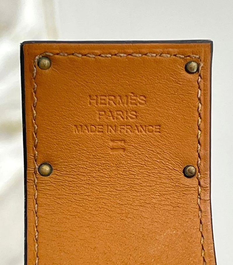 Hermes Lizard Skin Ombre Kelly Dog Cuff Bracelet