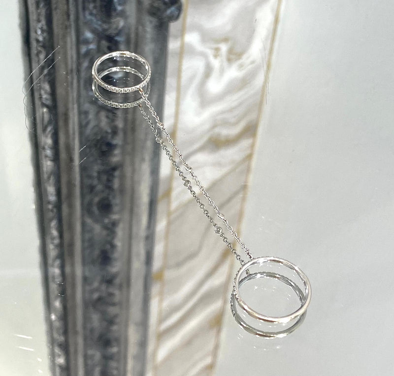Elise Dray 18k Gold & Diamond Hippie Ring