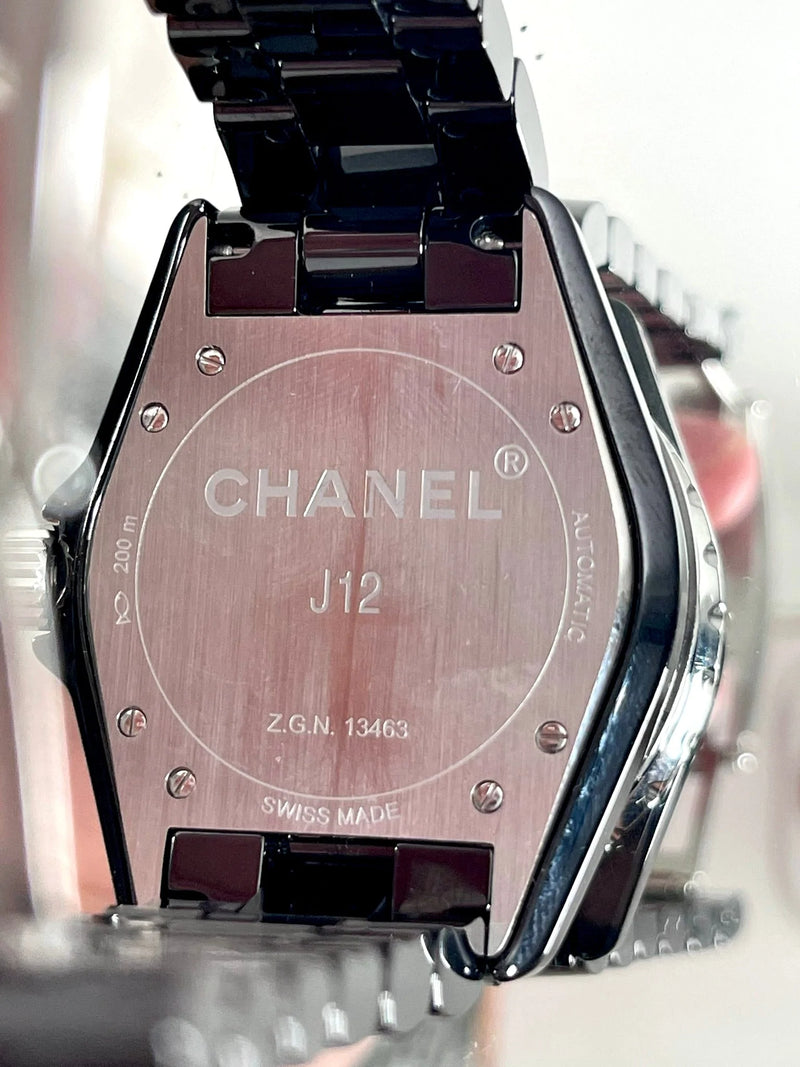 Chanel J12 Diamond Dot Dial 38mm Automatic Ceramic Watch