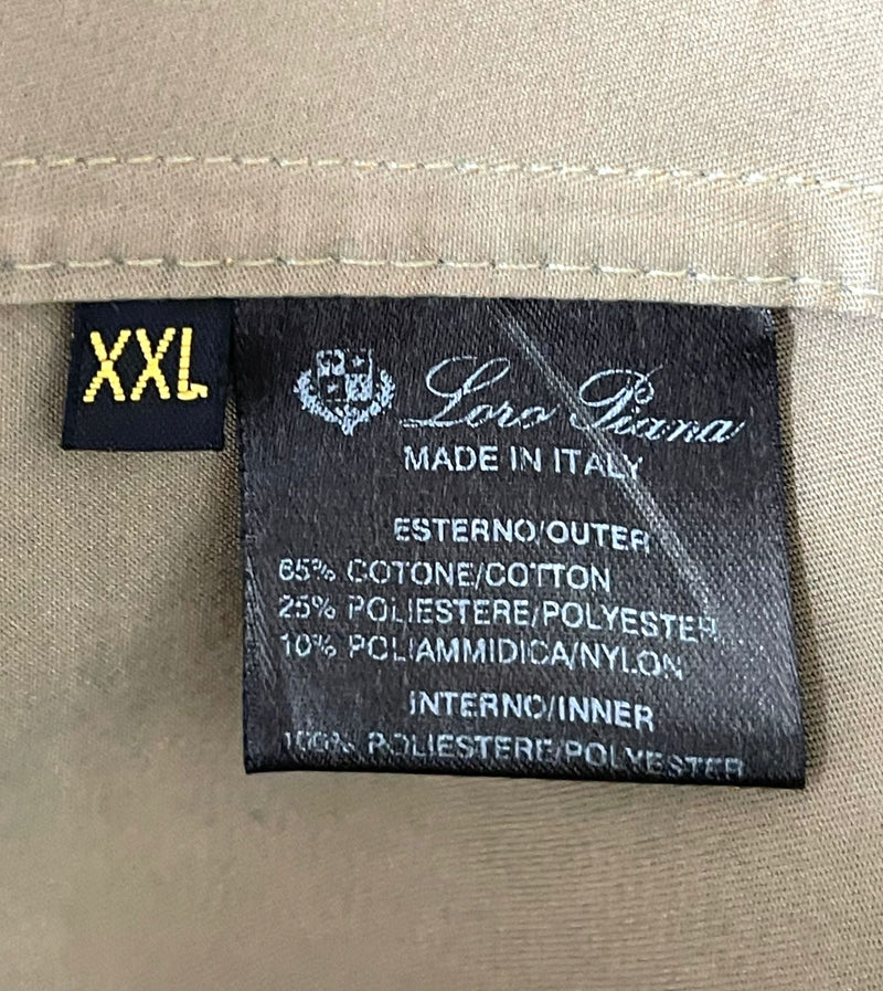 Loro Piana Cotton Jacket. Size XXL